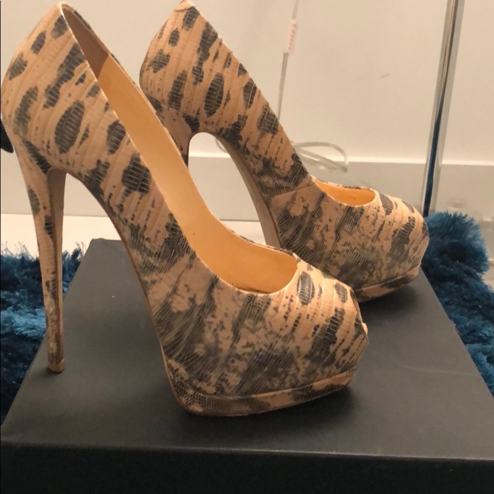 Giuseppe Zanotti Sharon peep toe “savio” shoe